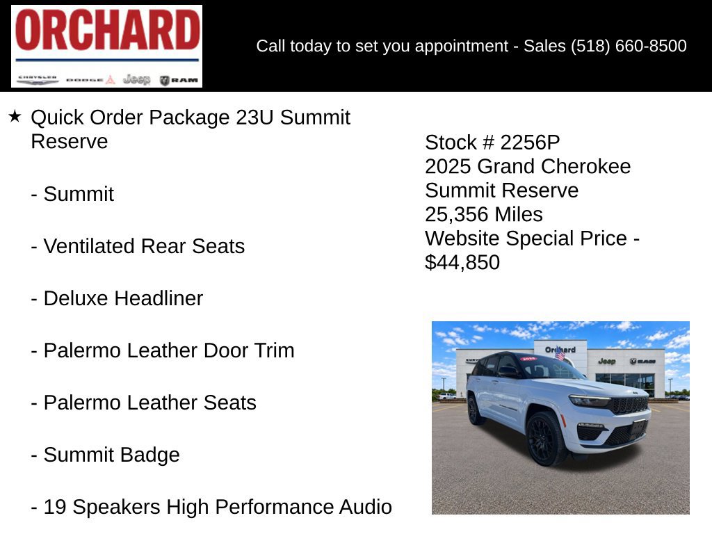 Used 2025 Jeep Grand Cherokee Summit AWD/4WD image 6