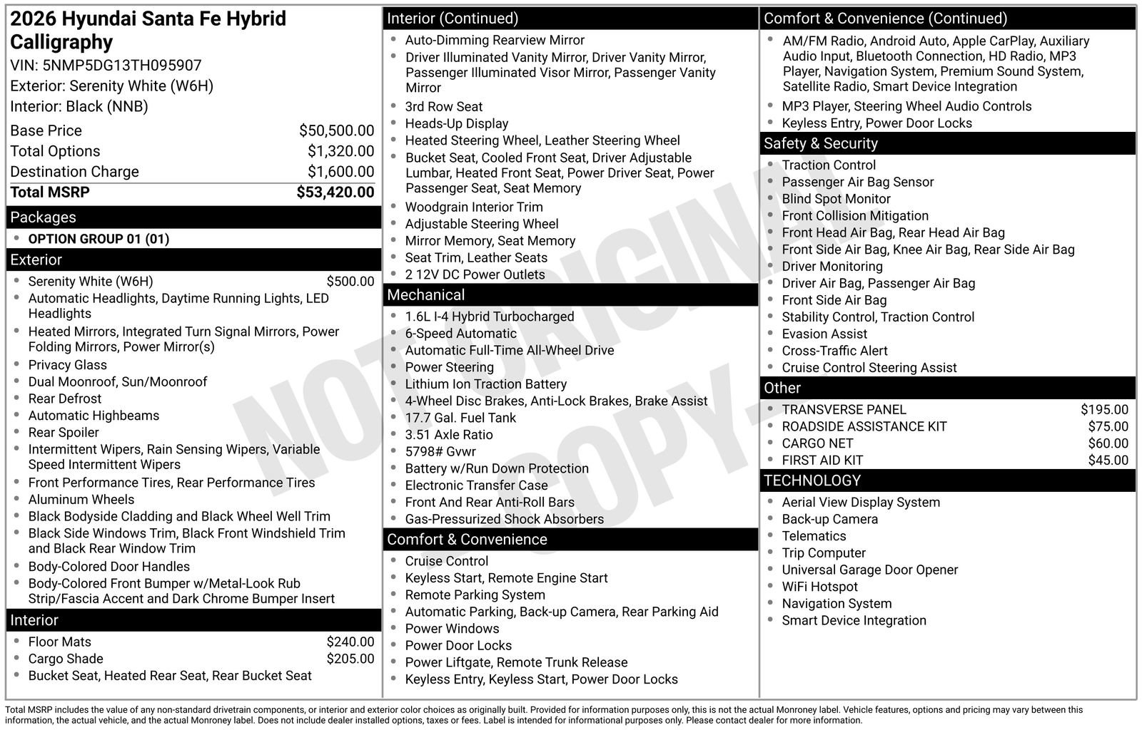 New 2026 Hyundai Santa Fe Calligraphy AWD/4WD image 20