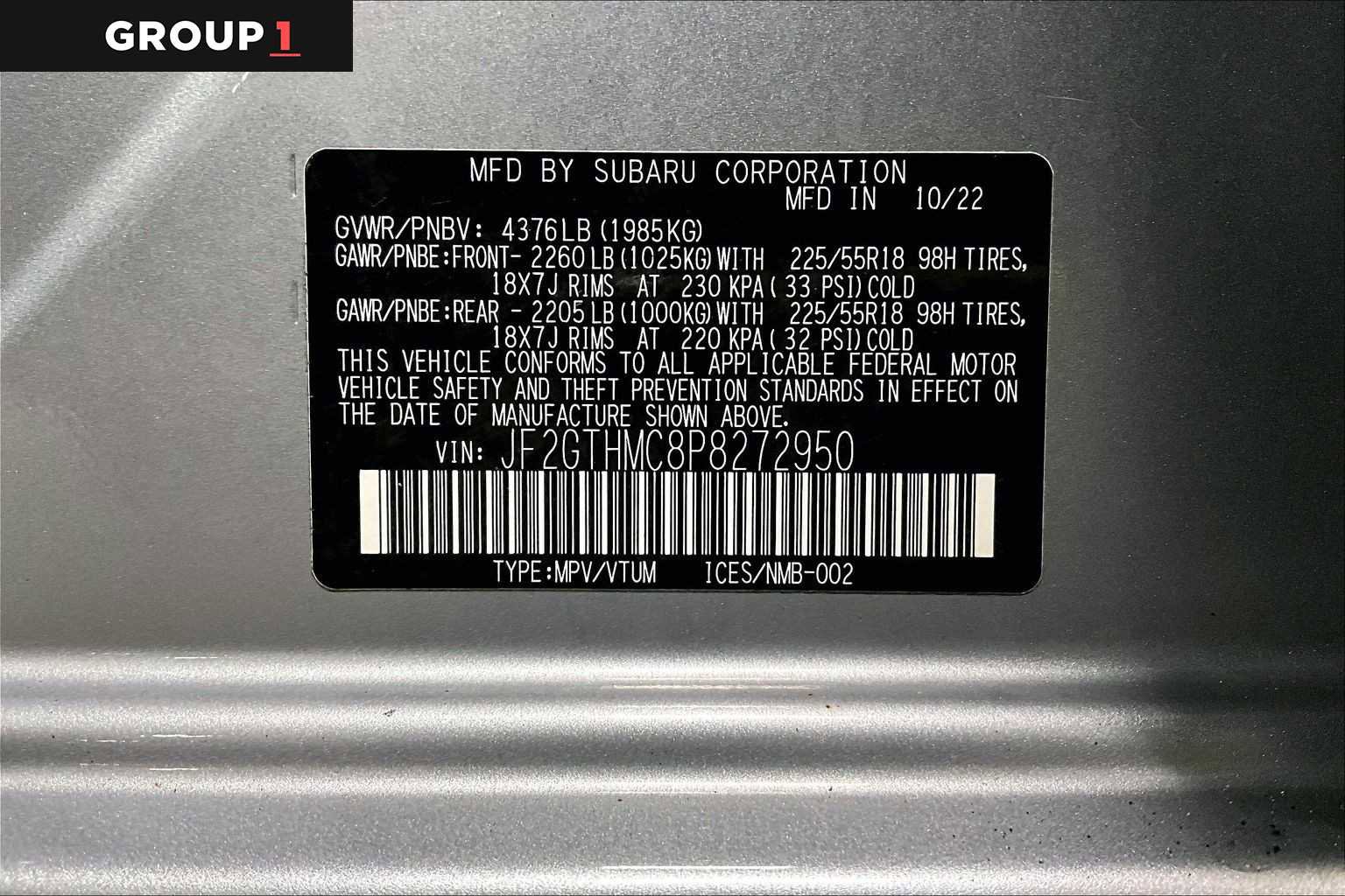 Certified 2023 Subaru Crosstrek 2.5i Limited w/ Moonroof Package image 35