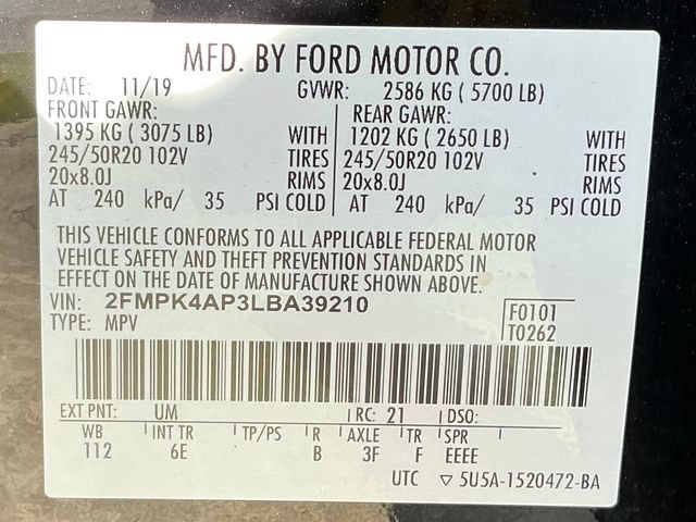 Used 2020 Ford Edge ST AWD/4WD image 31