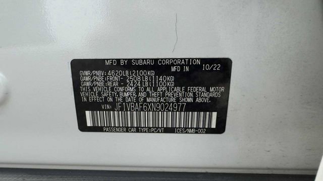 Used 2022 Subaru WRX Premium image 35