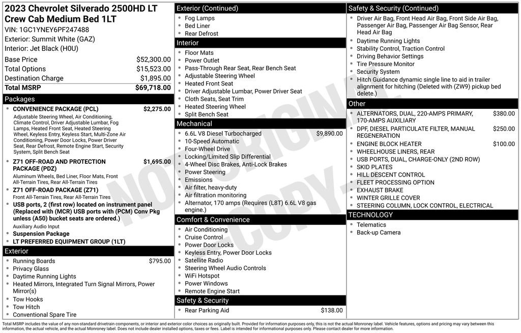 Used 2023 Chevrolet Silverado 2500 LT w/ Convenience Package image 2