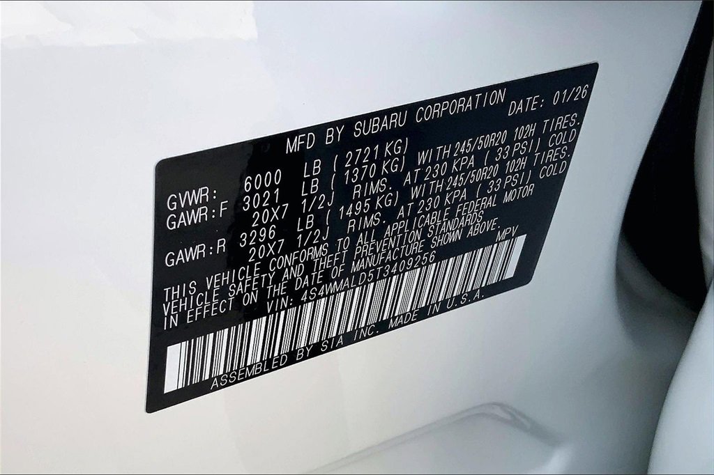 New 2026 Subaru Ascent Bronze Edition image 8