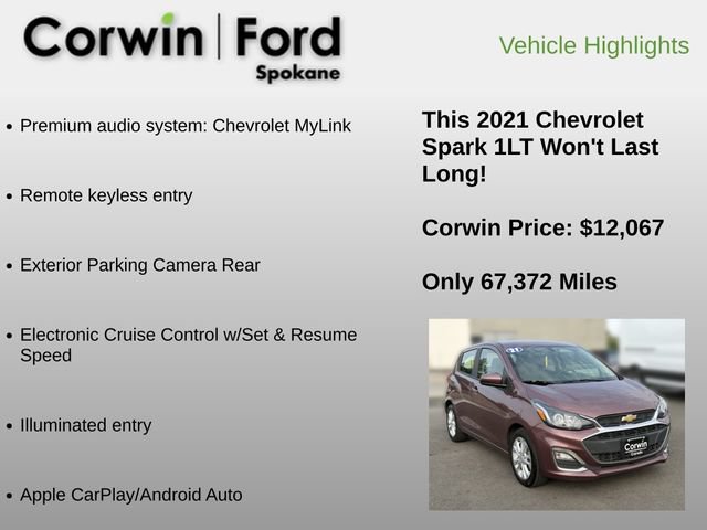 Used 2021 Chevrolet Spark LT FWD image 6