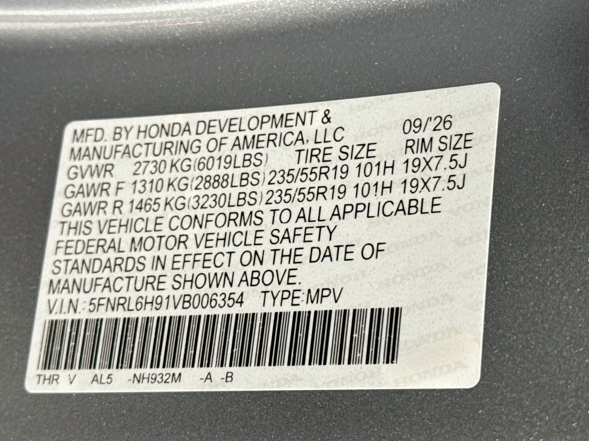 New 2027 Honda Odyssey Elite image 35