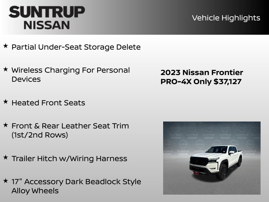 Certified 2023 Nissan Frontier PRO-4X w/ Pro-4X Premium Package AWD/4WD image 28