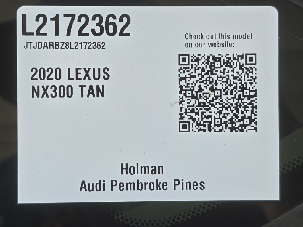 Used 2020 Lexus NX 300 FWD w/ Comfort Package image 29