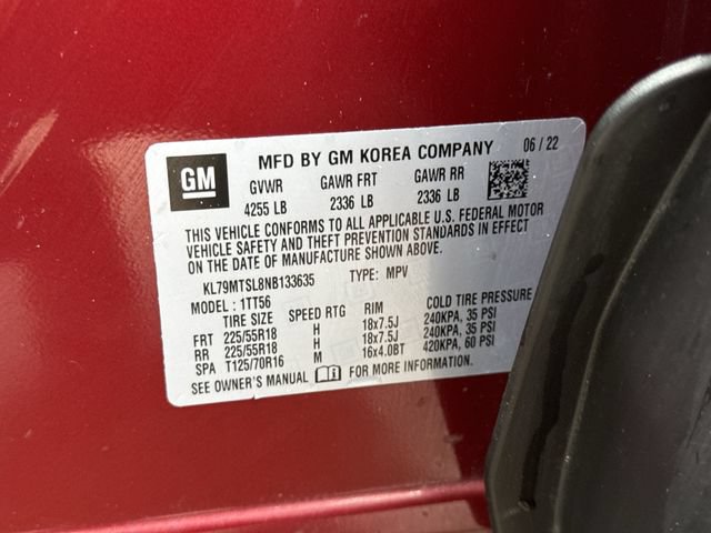 Certified 2022 Chevrolet TrailBlazer RS w/ Sun and Liftgate Package FWD image 38