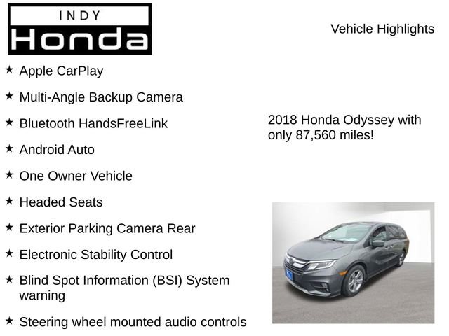 Used 2018 Honda Odyssey EX image 7