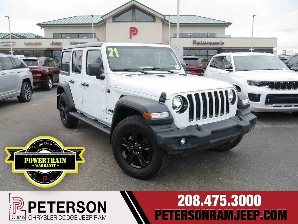 Used 2021 Jeep Wrangler Unlimited Sport image 1