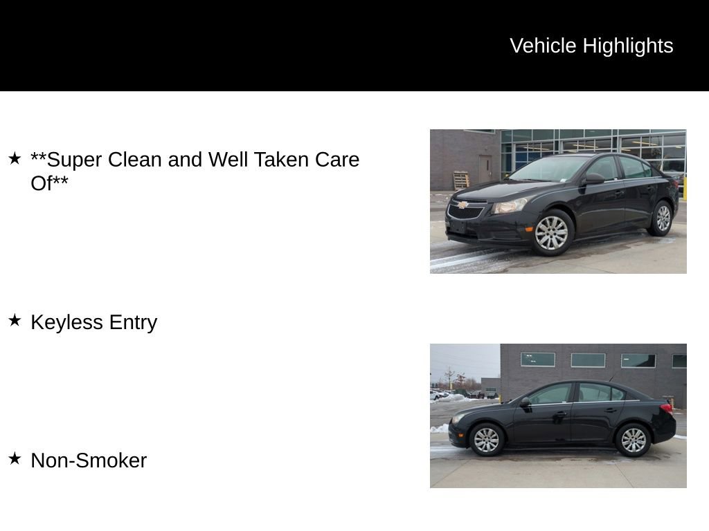 Used 2011 Chevrolet Cruze LS w/ Connectivity Package image 6