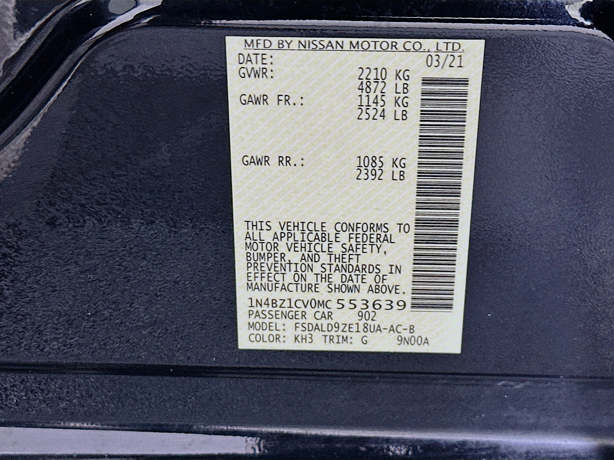 Used 2021 Nissan Leaf SV Plus image 12