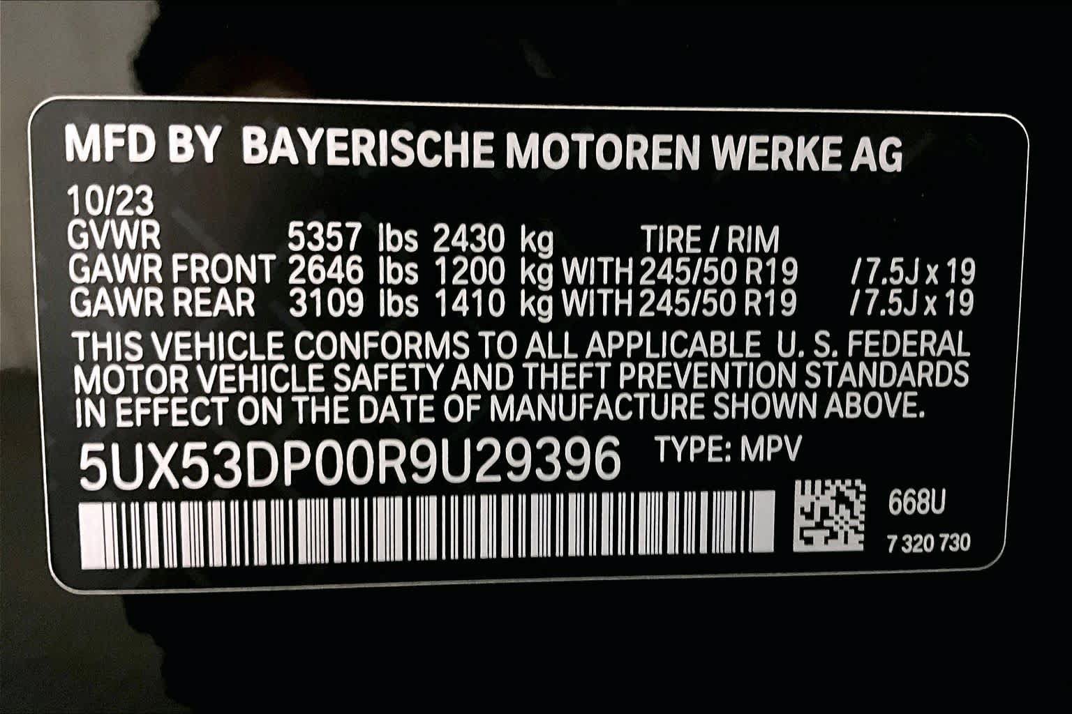 Used 2024 BMW X3 xDrive30i w/ Convenience Package AWD/4WD image 33