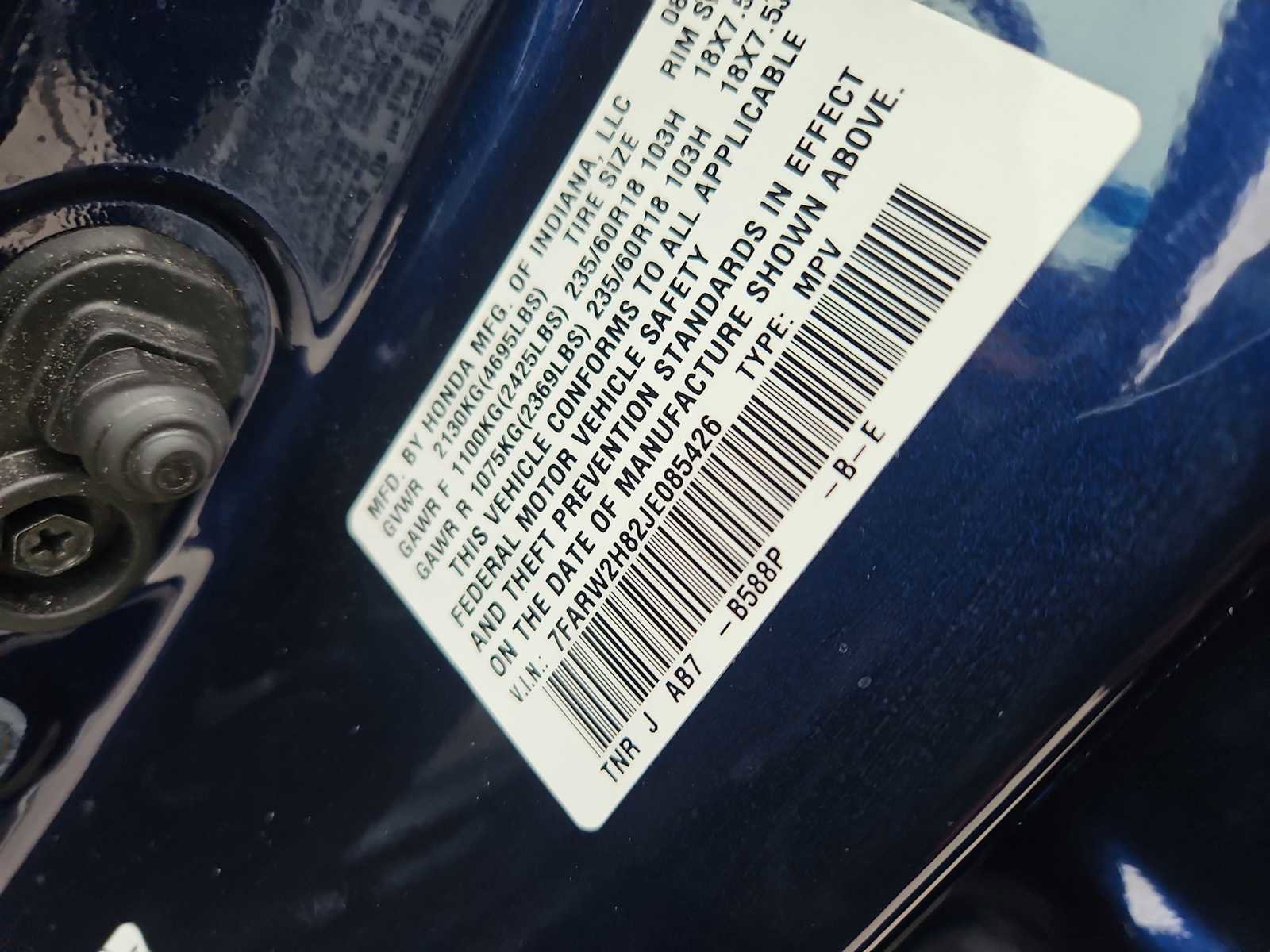 Certified 2018 Honda CR-V EX-L image 7