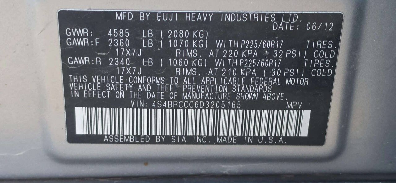 Used 2013 Subaru Outback 2.5i Premium w/ Popular Pkg 1B AWD/4WD image 10