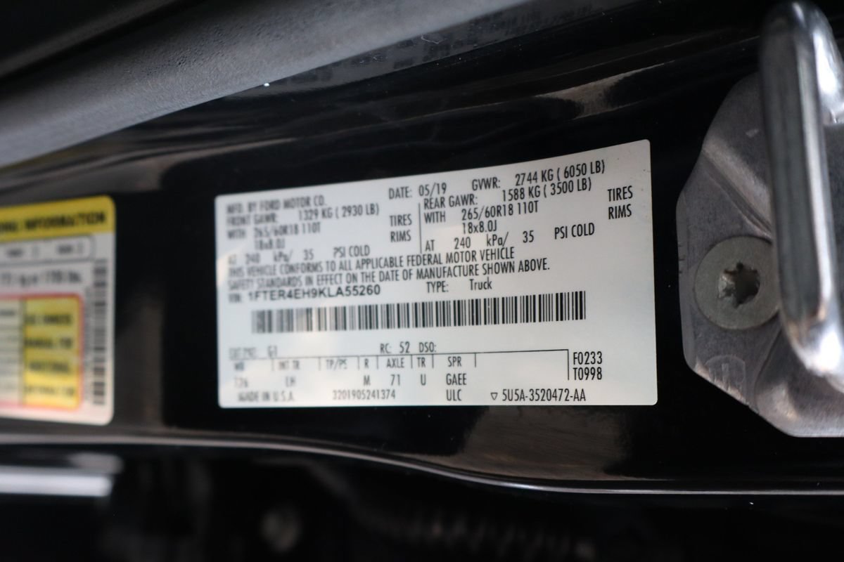 Used 2019 Ford Ranger XLT w/ Equipment Group 302A Luxury RWD image 46