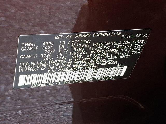 New 2025 Subaru Ascent Touring image 20