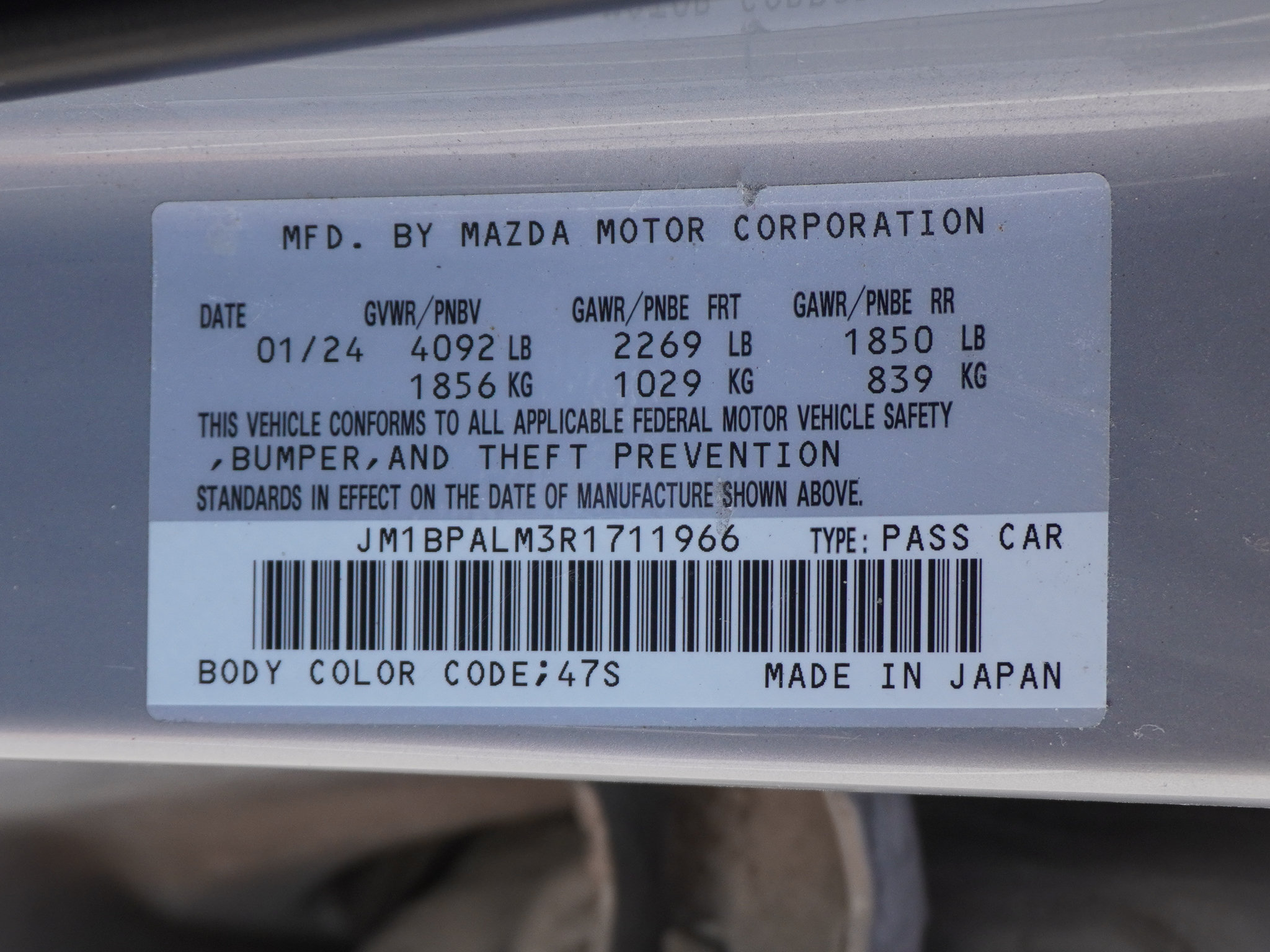Used 2024 MAZDA MAZDA3 s FWD image 35