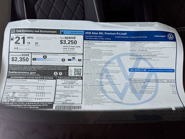 New 2026 Volkswagen Atlas SEL Premium R-Line image 20