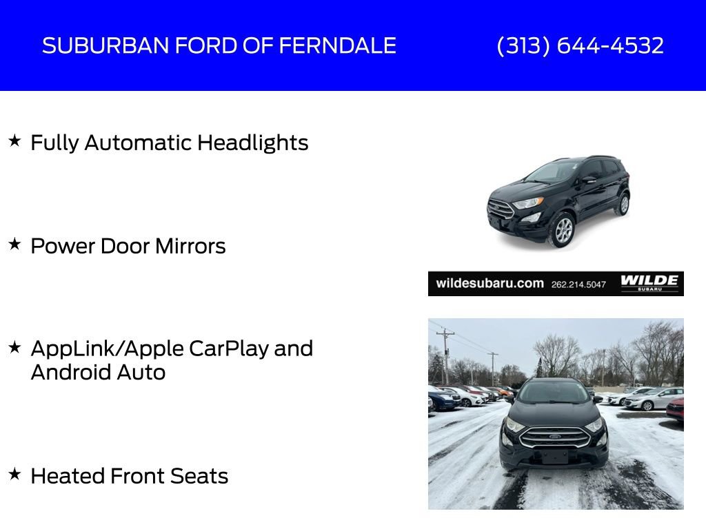 Used 2019 Ford EcoSport SE image 9