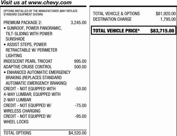 Certified 2023 Chevrolet Tahoe High Country w/ Premium Package 2 AWD/4WD image 2