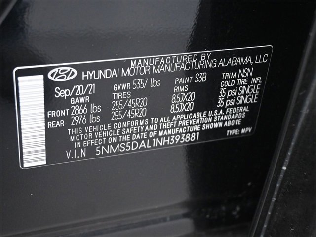 Used 2022 Hyundai Santa Fe Calligraphy w/ Cargo Package image 19
