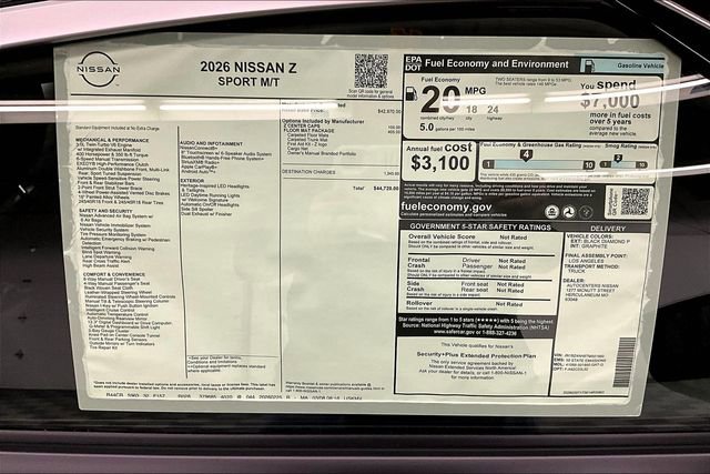 New 2026 Nissan Z Performance RWD image 39