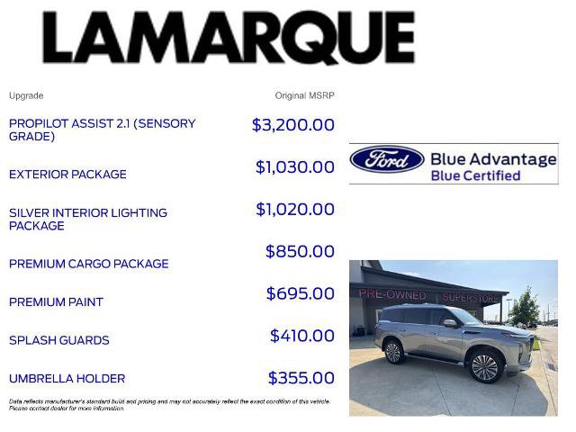 Used 2025 INFINITI QX80 Sensory w/ Exterior Package AWD/4WD image 10