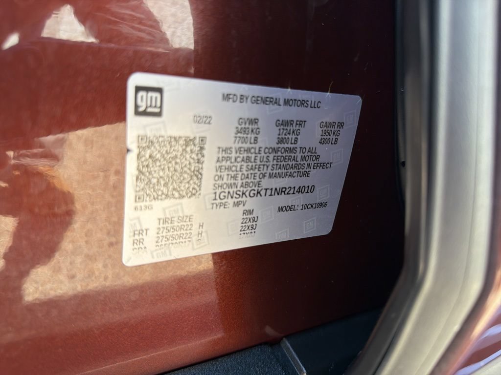 Used 2022 Chevrolet Suburban High Country AWD/4WD image 49