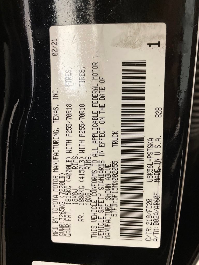 Used 2021 Toyota Tundra SR5 AWD/4WD image 28