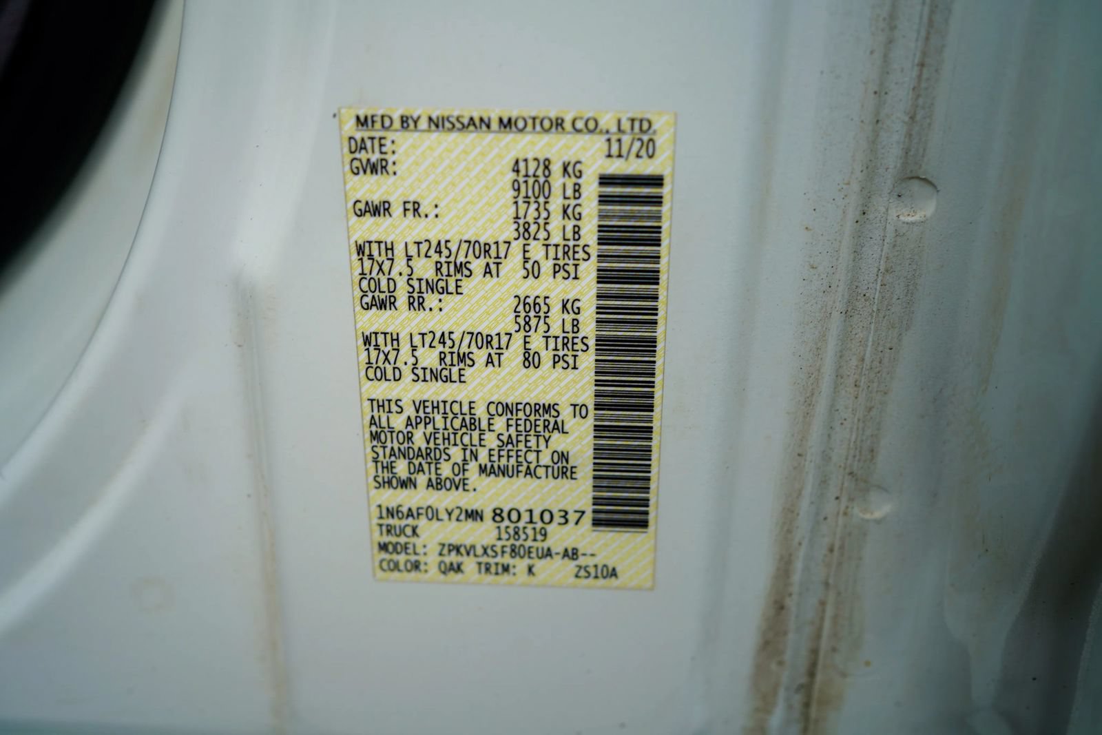 Used 2021 Nissan NV 2500 SV w/ Navigation Package RWD image 19