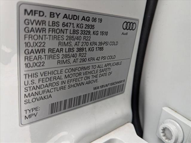 Used 2019 Audi Q8 Premium Plus w/ Premium Plus AWD/4WD image 20