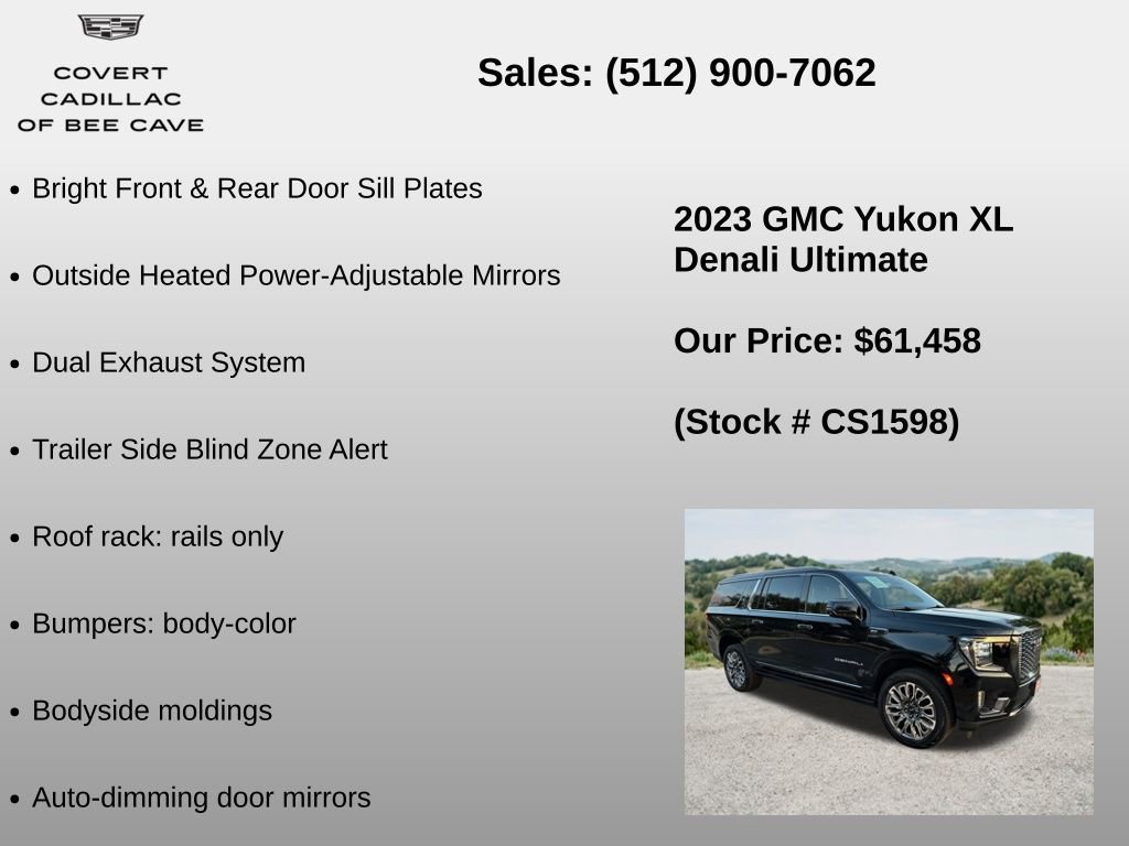Used 2023 GMC Yukon XL Denali Ultimate AWD/4WD image 36