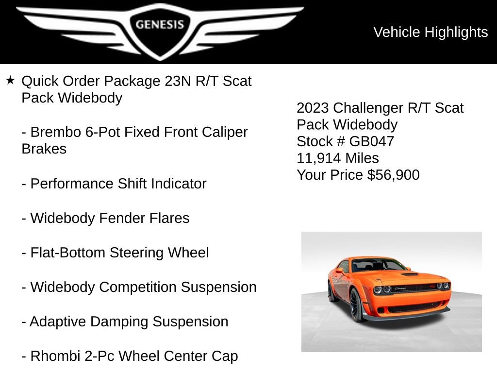 Used 2023 Dodge Challenger R/T Scat Pack RWD image 5