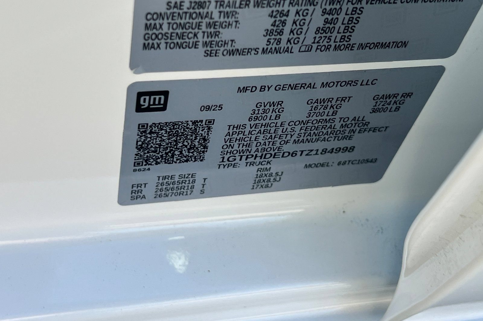 Used 2026 GMC Sierra 1500 SLT RWD image 38