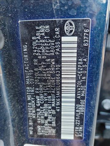 Used 2020 Toyota Camry XSE FWD image 19