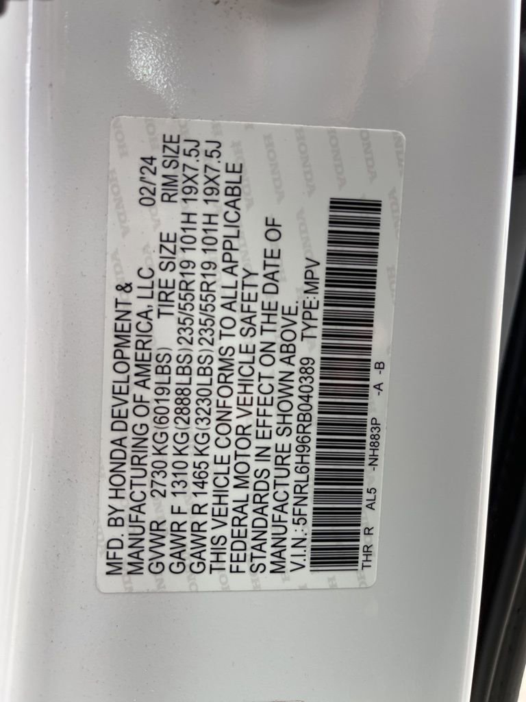 Certified 2024 Honda Odyssey Elite image 11