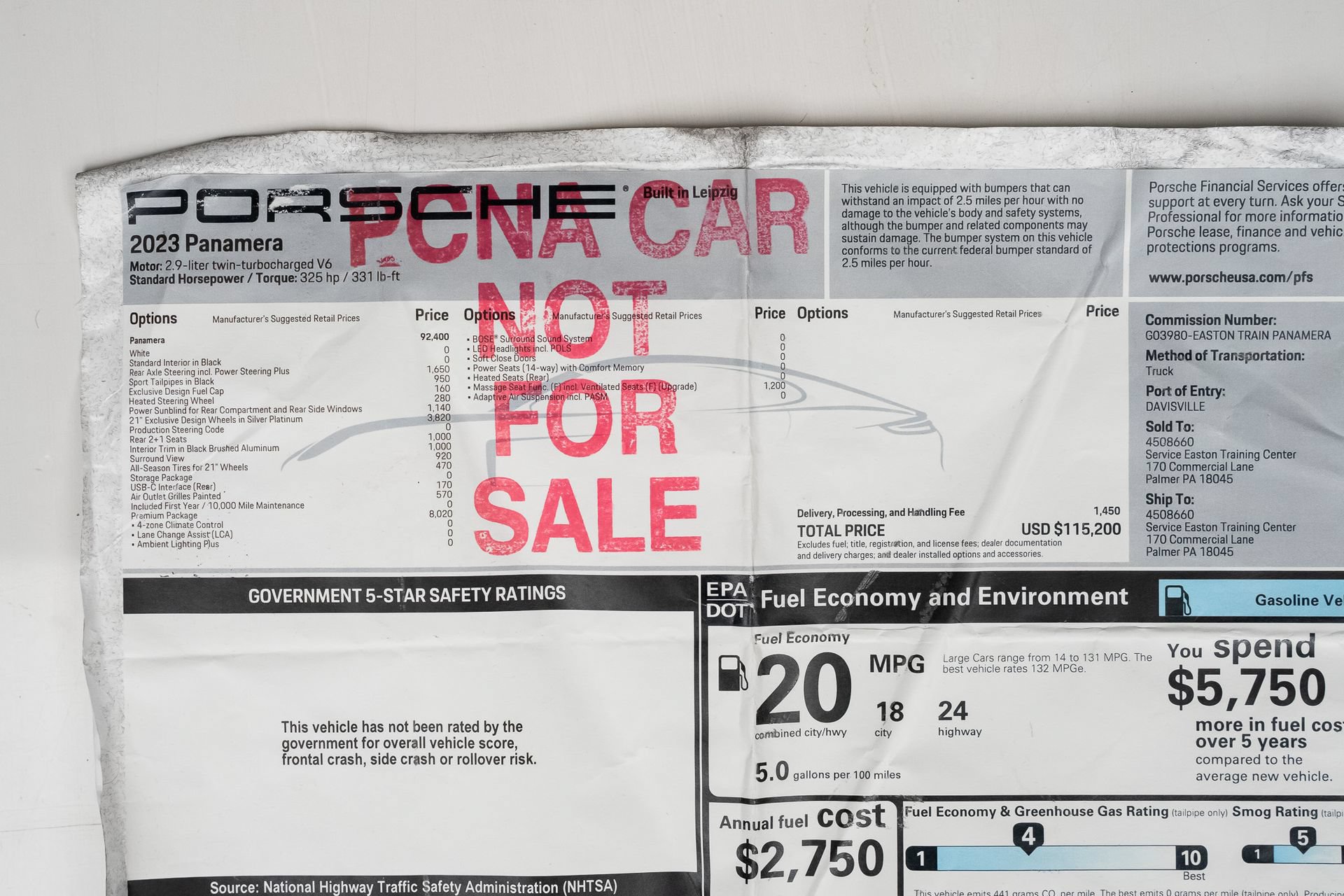 Used 2023 Porsche Panamera 4 AWD/4WD image 85