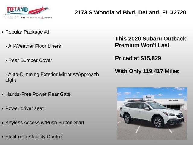 Used 2020 Subaru Outback Premium w/ Popular Package #1 AWD/4WD image 15