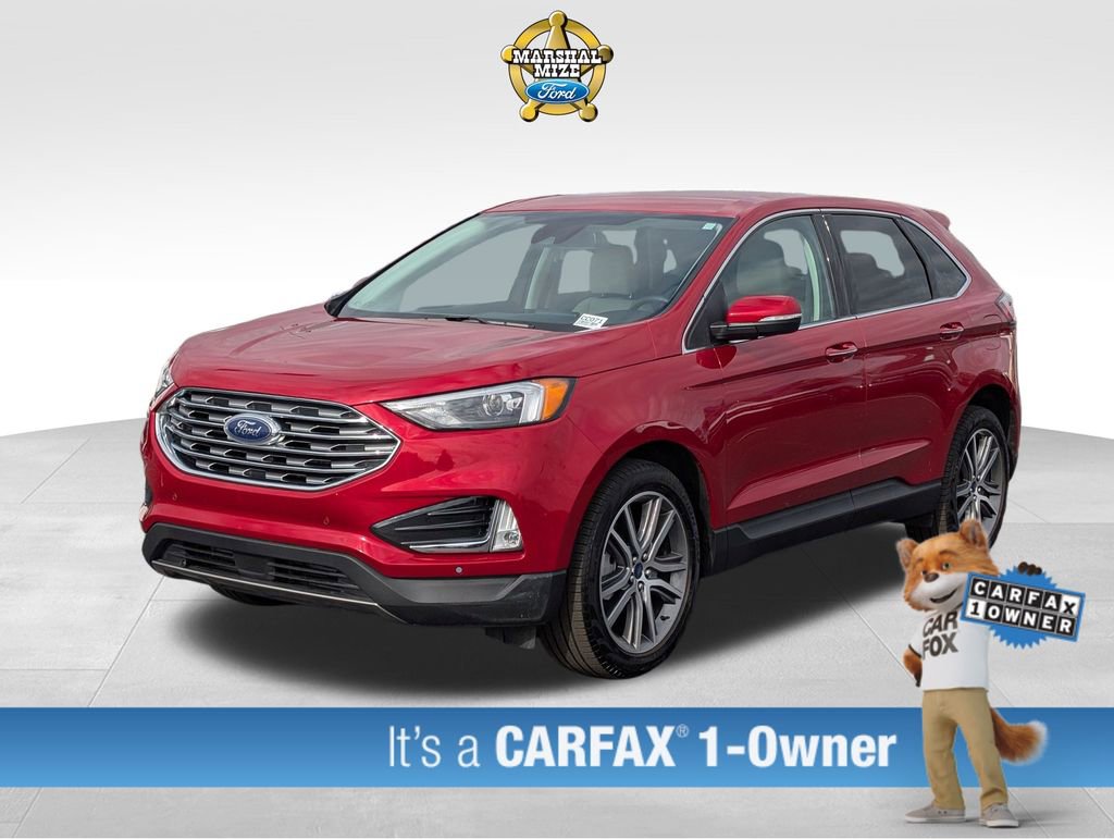 Used 2022 Ford Edge Titanium w/ Class II Trailer Tow Package image 1