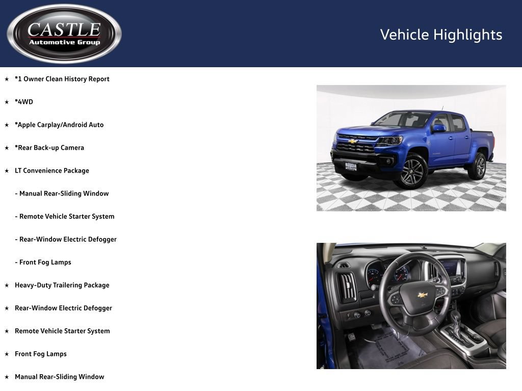 Used 2022 Chevrolet Colorado LT w/ LT Convenience Package AWD/4WD image 4