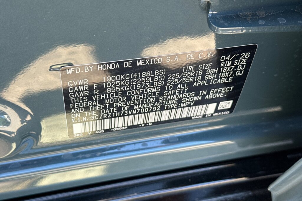 New 2027 Honda HR-V EX-L image 31