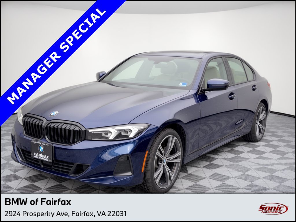 Certified 2023 BMW 330i xDrive Sedan w/ Premium Package AWD/4WD image 1