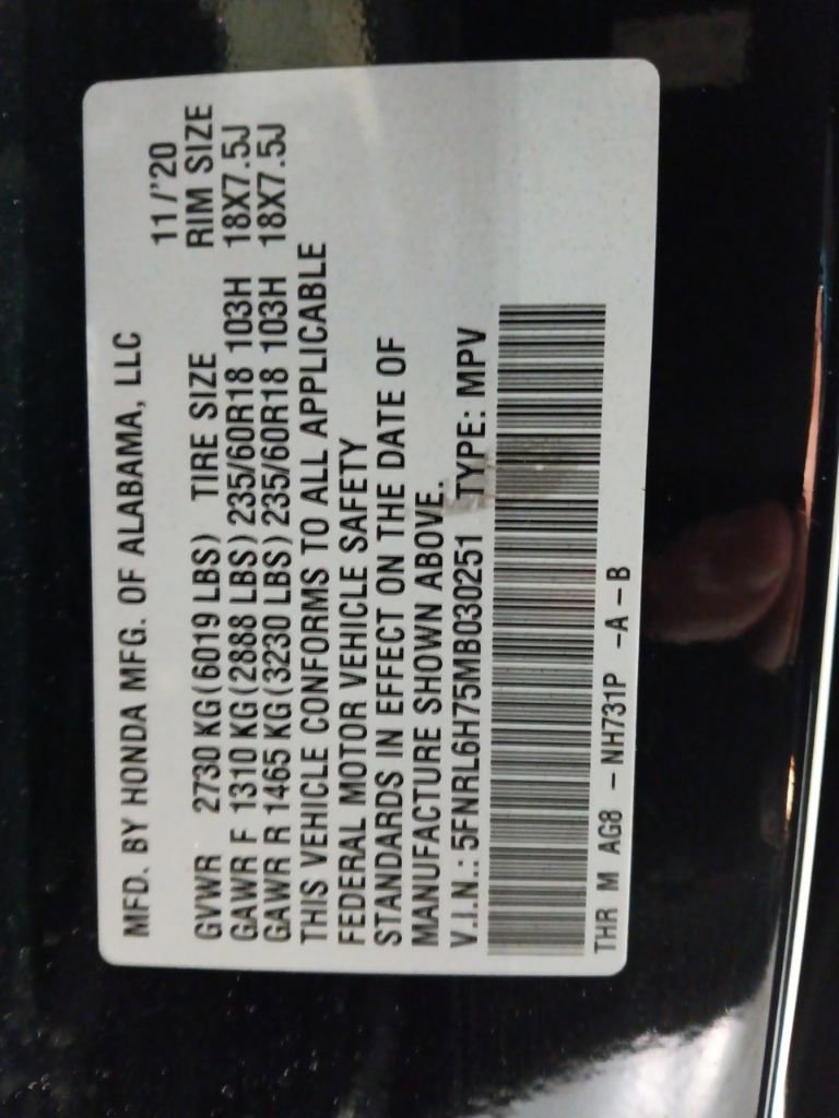 Used 2021 Honda Odyssey EX-L image 10