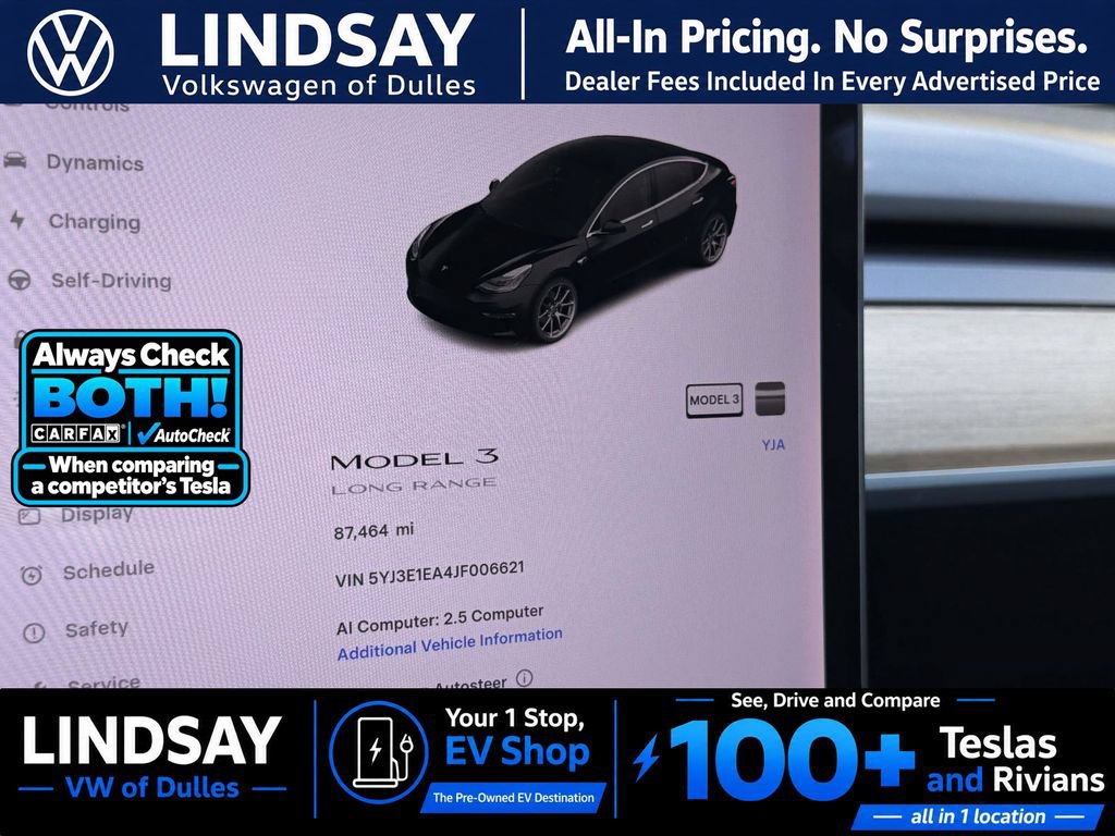 Used 2018 Tesla Model 3 Mid Range RWD image 18