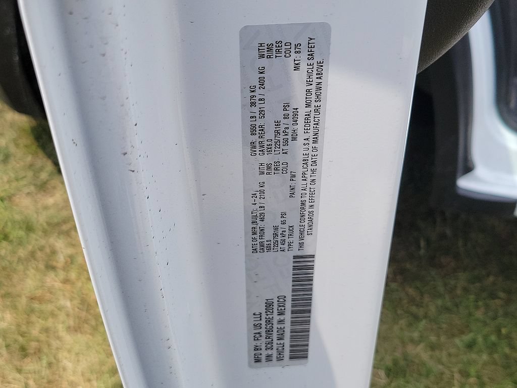 New 2024 RAM ProMaster 1500 w/ Premium Convenience Group FWD image 17