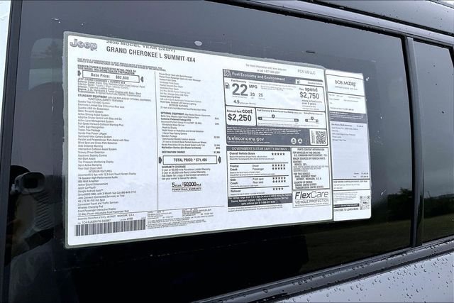 New 2026 Jeep Grand Cherokee L Summit w/ Obsidian Package AWD/4WD image 13
