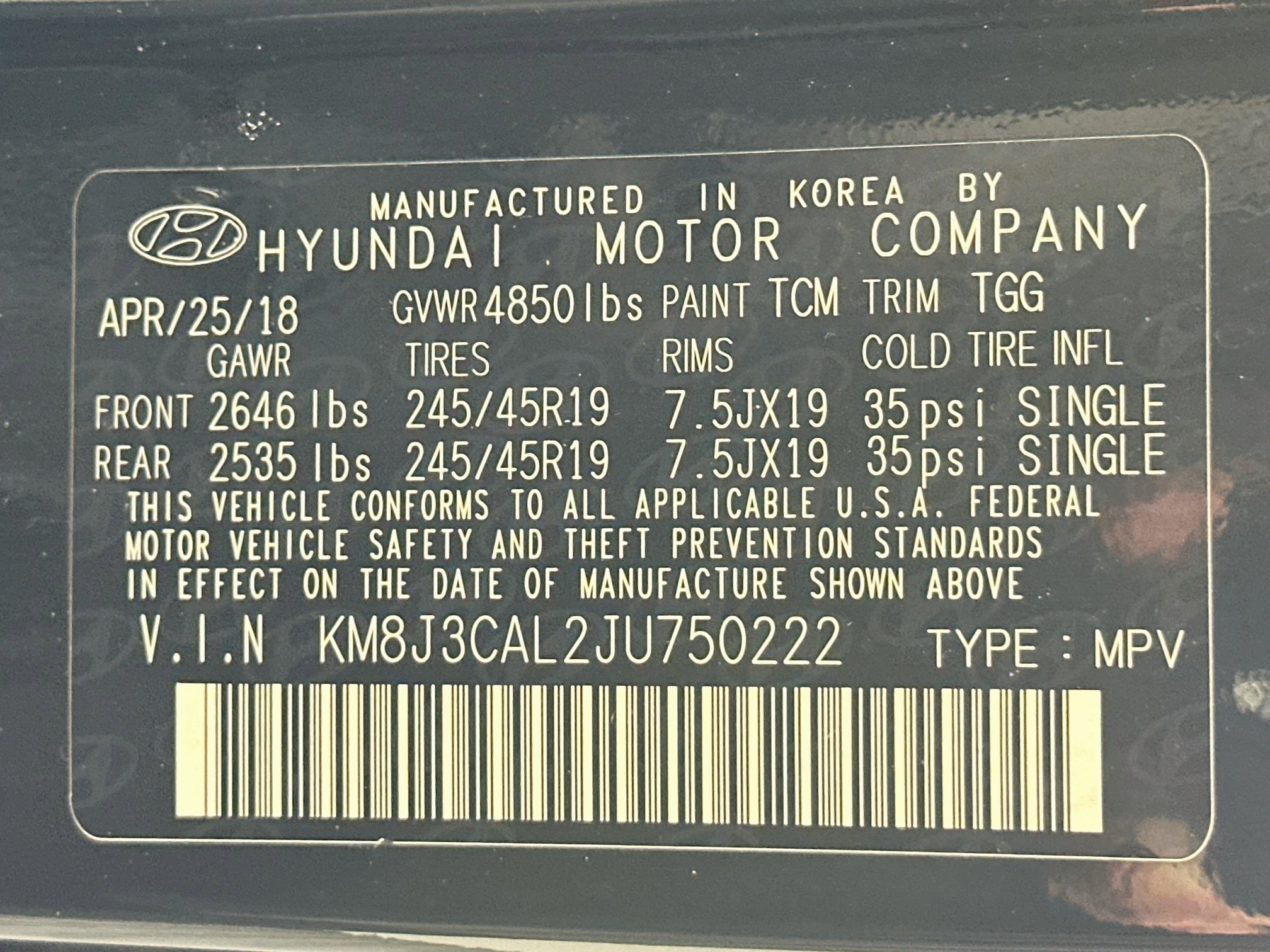 Used 2018 Hyundai Tucson Sport AWD/4WD image 12
