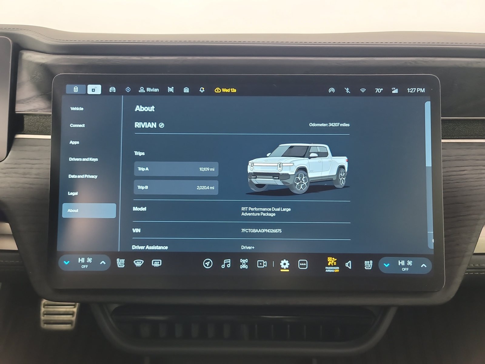 Used 2023 Rivian R1T Adventure Dual AWD/4WD image 27