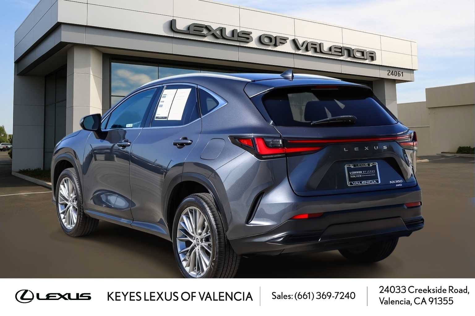 Certified 2024 Lexus NX 350 AWD w/ Vision Package